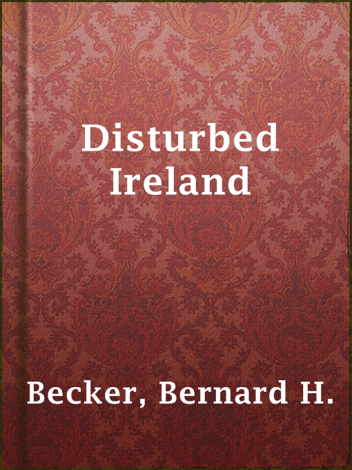 Bernard H. Becker作のDisturbed Irelandの作品詳細 - 貸出可能